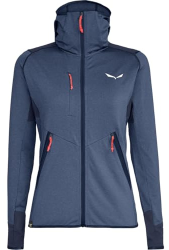 Salewa Agner Hybrid PL/DST Full-Zip Hoody Women Größe 36 navy blazer
