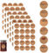 720 Stücke Etiketten Marmelade, Kraft Etiketten Aufkleber Kraftpapier Selbstklebend Geschenkverpackung Sticker Homemade Aufkleber Zum Beschriften für Backen Geschenktüten, Flaschen, Briefumschlag