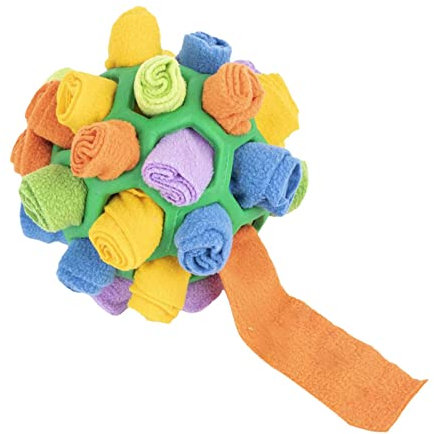 Baoblaze Schnüffelball für Hunde, Snuffle Ball Dog, Interaktives Haustier Schnüffelball Hundespielzeug, Schnüffelspielzeug Kleine Hunde, Interaktive Hundespielzeug Sniffle Play Ball für Welpen, 01