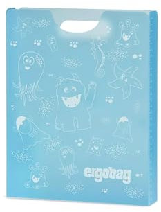 ergobag Folder Box With Carrying Handle Monster Petrol