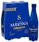 Saratoga Sparkling Spring Water Bottle PET, 16 Oz, 6-Pack