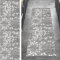 Ymural Kücheteppich Lang Teppich Läufer Flur Vintage 100x350CM Hell Grau Kücheläufer rutschfest Teppichmatten Teppichläufer Waschbar Kurzflor Polyester Korridor, Breite 40-120cm