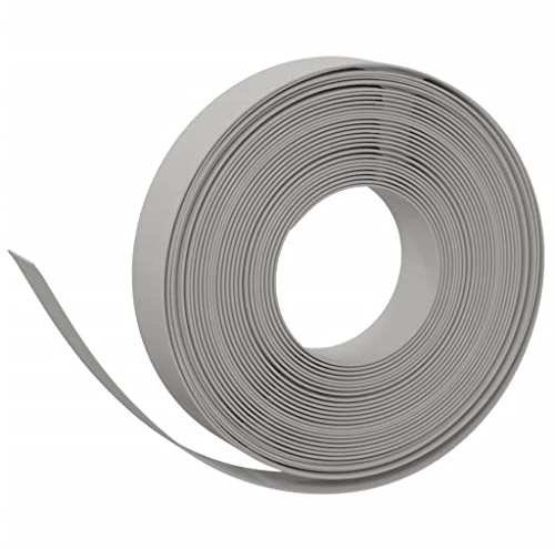 vidaXL Rasenkante Grau 10 m 10 cm Polyethylen