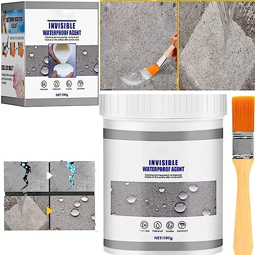 Mastic isolant imperméable avec brosses, meilleur mastic de collage super fort, agent anti-fuite, invisible et imperméable, répare les fuites n'importe où en quelques secondes