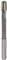 sourcing map Spannen Reibahle 8.8mm H7 C1/K30 Hartmetall Spitze Präzision Gerade Flöten Rund Schaft Drehbank Maschinen Fräser