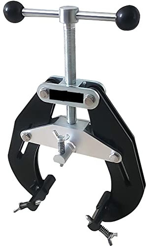 Steel Pipe Clamp 2-6in 5-12in Adjustable Welding Alignment Clamp Tube to Flange Fittings Tee Versatile Ultra Fit Clamps (Size : 5-12in)