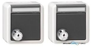 Set 2x SCHUKO KD Schloss gleich + BSF WG AP 456030 4010337095644 Gira