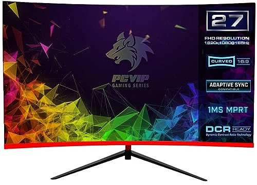 Monitor PcVIP VIPM27F200 27 LED FullHD 200Hz G-Sync Compatible Curva - 1ms