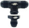 T-Schottwandverbinder Dash 3 - Dash 16 (Bulkhead) Schottverschraubung, Schottwandverschraubung (DASH 04 - AN4)