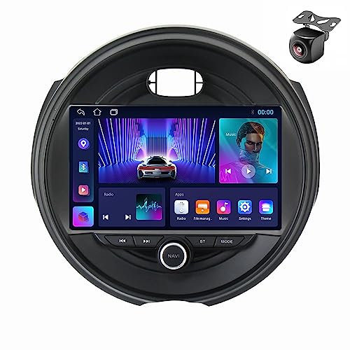 Android 12 Autoradio per BMW MINI COOPER F54 F55 F56 F60 2014 2015-2019 2 DIN Stereo Car Tablet Pollici Schermo MP5 Lettore Multimediale Receiver GPS con FM Carplay Android auto (M100CP 4core 1+32G)
