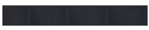 vidaXL Teppich, Bambusteppich Rechteckig, Bambusmatte rutschfest für Wohnzimmer, Läufer Küchenteppich Flurteppich, Modern, Schwarz 70x500cm Bambus