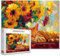 Tucocoo Sleeping Cat Jigsaw Puzzle 1000 Pieces Puzzles for Adults, Cute Kitten Retro Sunflowers Art Jigsaw Puzzles for Challenging Family Activity Games Colorful DIY Craft Puzzle for Home Decor Gifts