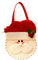 HUTALIM GeschenktüTen 3pcs Weihnachtstaschen Verpacken Bevorzugung Taschen Weihnachten Tote Bevorzugung Taschen Tragbare Tasche Santa Elk Schneemann 3-stück-schreiben-2stück