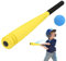 Soft-Touch-Baseballschläger | Kinderfreundlicher Baseballschläger | Schaumstoff-Baseballschläger | Kinder-Schwamm-Baseballschläger-Stick Mit Ball Und Anti-Rutsch-Griff Für Outdoor-Trainingsübungen Für