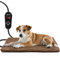 NAMOTEK Pet Heating Pad Adjustable Temperature with Timer, Waterproof Heated Mat with Chew Resistant Cord, Auto Power-Off Electric Indoor Pet Heat Pad for Dogs and Cats