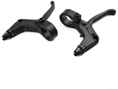Reaktionsfreudige Bremshebel aus Legierung, geeignet für mechanische Scheibenbremsen (schwarz)