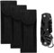 Tolenre Étui À Couteau De Poche 3 Pièces Etui Couteau Pliant, Etui Couteau Pliable, Attache Ceinture pour Étui À Couteaux, avec Bande Auto-Agrippante Et des Boucles, Idéal pour Camping Et Randonnée