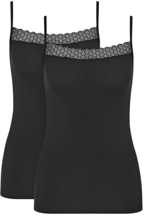 Triumph Damen Feel of Modal Spaghetti Top 2p Undershirt (2er Pack)