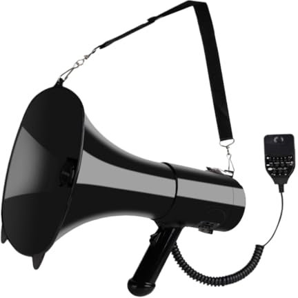 SAGELSHN Megaphone Porte Voix Mégaphone Portable Et Durable pour Activités De Plein Air Megaphone pour Cheerleading