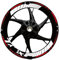 Adesivi impermeabili Per Ya&maha Per T&MAX Per T-MAX 500 TMAX560 TMAX530 500 Adesivi Ruote 15 Pollici 12 Pezzi Decalcomanie Riflettenti Cerchi Motociclette Mozzi Scooter Cerchio adesivo ruota moto