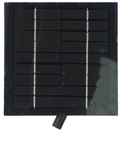 VRTYVEYBB Ventilador de escape solar de 5 W y 6 V, calentador solar de invernadero, ventilador de escape alimentado por energía solar o espacios de utilidad para invernadero de casa rodante, solución