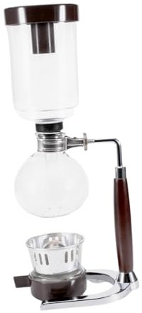 Folpus Siphon -Kaffeemaschine, Glas, klares, leichtes Robustes Elegantes Siphon -Topf -Vakuum für Home Café -Liebhaber Geschenk, 360 Ml
