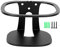 Mtlavishness Internet Cable Port Metal Speaker Wall Bracket Support Stand for SONOS one SL PLAY 1 Black Metal Sturdy And Three Point Screws Stable Support Reserve Charging And (Black)