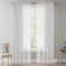 NAKIHOUSE Tenda in voile in pizzo, 244 cm, filtrante la luce, per finestre, con asola superiore, tende trasparenti per camera da letto/asilo, 132 x 160 cm, 2 pannelli