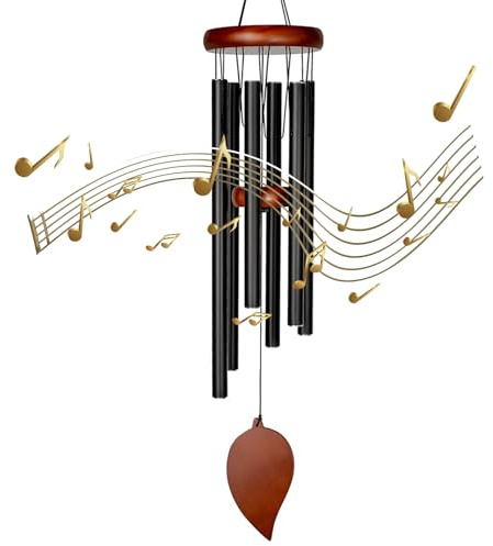 Windspiel Metall,Windspiele für Draußen Hängend,82cm Windspiel Garten, Wind Chimes,Klangspiel Garten Wetterfest,Windspiele Balkon,Klangspiel Garten Hängend,Glockenspiel für Terrasse,Gartenwindspiel