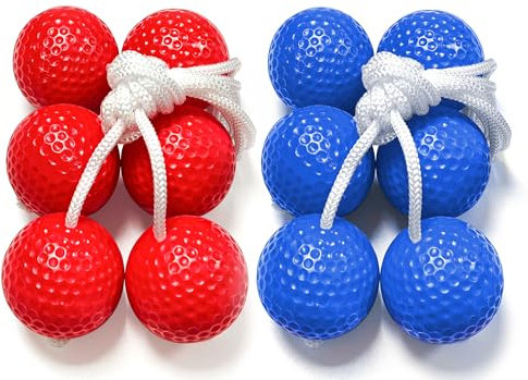 L&W Luck 6 Paia Golf Lancio Palla,Lancio Palline da Golf Allenamento,per Eventi Divertenti,Gioco di Abilità Bambini e Adulti (Stile 1)