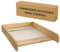 Cambiador bebé de Madera para Cómoda – Accesorio Compatible Hemnes y Malm – Bandeja Cambiador para bebé con Profundidad Ajustable 48 a 60 cm y Fieltros Antirayaduras
