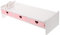 Mikinona 1 pieza Soporte Elevador para Monitor de Escritorio con Organizador Estante Multiusos para Pantalla de Ordenador Duradero y Práctico Postural y Almacenamiento Color Rosa y Blanco