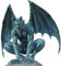 Statues gargouille d'extérieur | Sculpture de jardin Winged Gargouille - Sculpture gothique du gardien de jardin en résine synthétique - Terrasse extérieure, cour, pelouse, 19 x 19 cm
