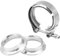 Miosugo V Band Flangia, V Band Morsetto kit, Kit flangia a V per tubo di scarico turbo in acciaio inox (4 pollici)