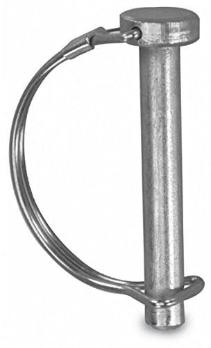 Ama Spinotto per motozappa diametro 8 mm: Perno motozappa per alberi diametro da 40 a 56 mm, Altezza 80 mm