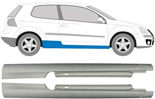 Golf 5 03-10 3 Türschweller Reparaturblechblech, 2 Stück