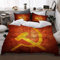 HATESAH Bedding Bettwäsche,Gelbe russische sowjetische kommunistische Flagge Revolution im Alter von Waffen künstlerisch,Bettwäsche 135x200cm,Kopfkissenbezug 2（50x80cm）