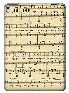 Vintage Music Sheet Tablet Case Cover For iPad Air 2, iPad 9.7 (2017,2018), iPad 6, iPad 5