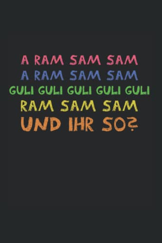 A Ram sam sam Erzieherin Kindergarten: Lustiges Geschenk für Erzieher und Erzieherinnen Geschenk 6x 9Notizbuch Gepunktet Punkteraster, 120 Seiten
