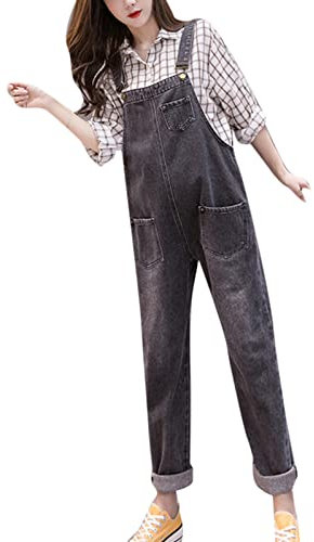 Salopette de maternité en Denim Salopette de maternité en Denim pour Femmes Enceintes Jeans Combinaisons Taille M-2XL