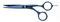 Tondeo Friseurschere Haarschere SUPRA Offset 5.5 Pacific Blue Allergieneutral