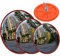 Convex Road Safety Mirror, 30cm Unbreakable Traffic Mirror, 130 Degree Wide Angle Blind Spot Mirror for Wall, Outdoor Security Supermarket Garage Reversing Mirror
