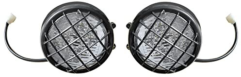 TOTMOX Lot de 2 ampoules de phares LED haute luminosité pour moto ATV, compatible avec YAMAHA B-ANSHEE 350 1987-2006 et compatible avec WARRIOR 1993-2004