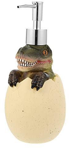 Alipis Dinosaurier- Seifenspender 560 Ml Niedliche Tier- Lotion- Pumpflasche für Kinder Eierschalen- Plastik- Duschgel- Spender Auslaufsicherer Flüssiger Handseifenspender für Bad Küche