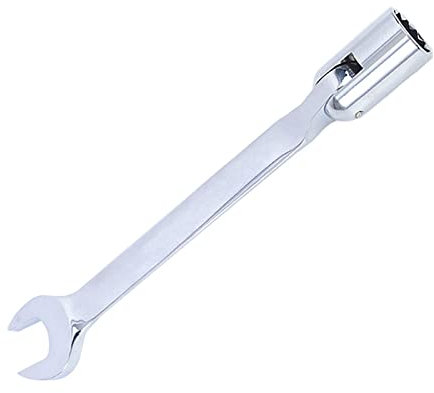 Aoktorkit 16 mm Socket Wrench, Combination Scaffold Spanner, Metric Open-Ended Spanner for Bicycle, Car Repair, Home Maintance