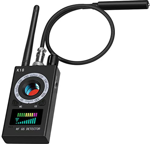 VisorTech Wanzenfinder: Profi-Akku-Spycam- & Wanzendetektor, erkennt 1 MHz-6,5 GHz, GSM u.v.m. (Kamera Detektor, Kamera Finder, Spion und Minikamera)