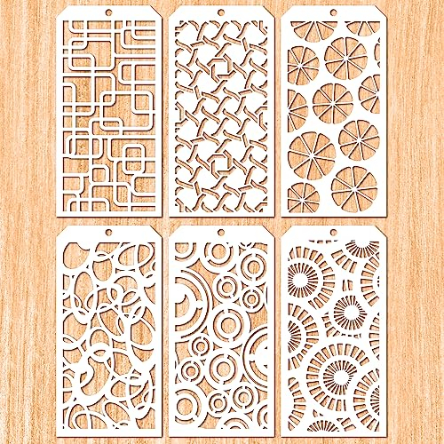 Dekorative Schablonen zum Selbermachen, für Scrapbooking, Malen an Wänden, Möbeln, Basteln, geeignet für Plätzchen, Fliesen, Möbel, Wand, Bodendekoration, Zeichnen, Zeichnen, DIY-Kunst, Kreis, 6 Stück