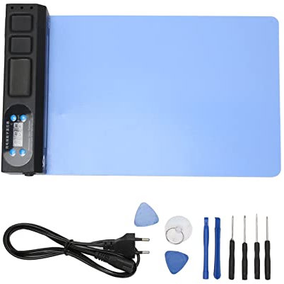 Coussin Chauffant CPB, Séparateur D'écran LCD Compatible avec Les Outils de Réparation D'écran de Tablette, Smartphone, Plaque Chauffante (Prise UE)