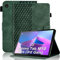 Vkooer Case for Lenovo Tab M10 Plus 3rd Gen 10.6-inch (TB125FU / TB128FU) Leather Folio Cover with Auto Sleep/Wake Multi Angle Viewing Stand Smart Shell Fit Lenovo M10 Plus Gen 3, Dark green