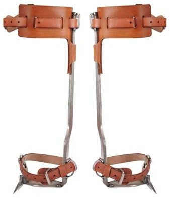 Ramponi Arrampicata Albero, Acciaio Inossidabile Picchi Arrampicata Artefatto, Arrampicata Alberi Artefatto, con Picchi Arrampicata E Cinturino alla Cavallo per Osservazione della Caccia,